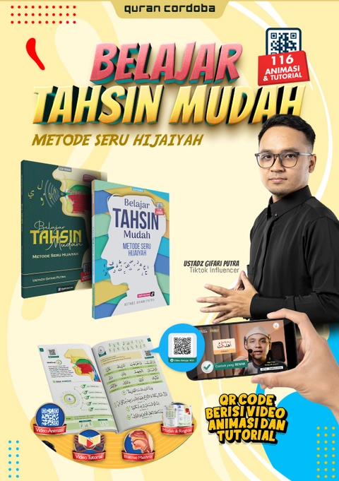 Cordoba - Cordoba - Buku Belajar Tahsin Mudah Metode Seru Hijaiyah Ustadz Gifari Putra