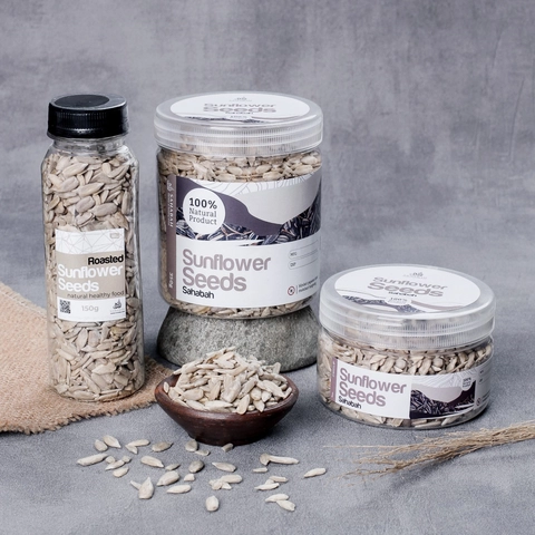 Sahabah Store - Sunflower Rosted Kuaci Kupas Panggang Snack Makanan Ringan
