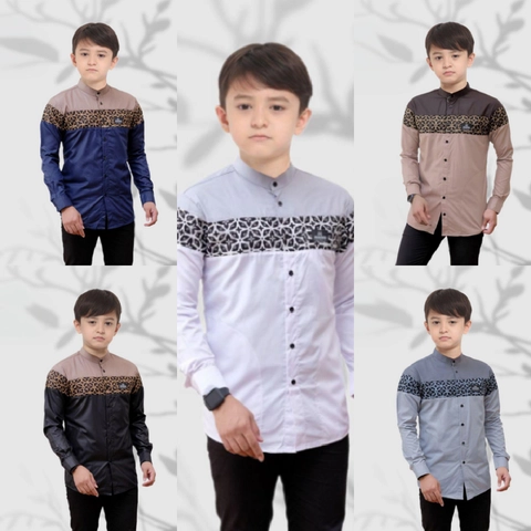 Kois Batik - Baju Koko Anak Kekinian Modern Terbaru Bagus Banget Motif yudistira