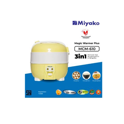 UTAMAMEGA - Miyako MCM-610 Rice Cooker [Magic Com] 3IN1 Kapasitas 1 Liter