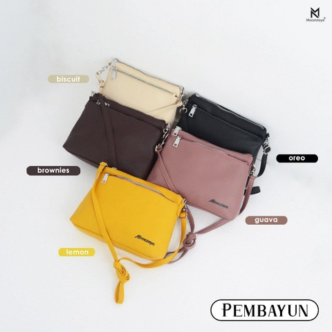 Fashopid - MOONZAYA TAS SELEMPANG WANITA PEMBAYUN
