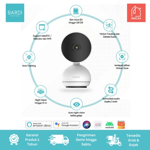 BARDI AKS MALANG - CCTV BARDI IP Camera Indoor PTZ (Lite Version)
