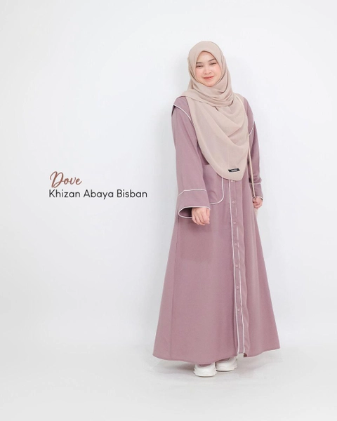 Kois Batik - Abaya Khizan Bisban Terbaru Sangat Nyaman Dipakai Modern Simpel
