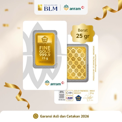 Emas ANTAM Logam Mulia - 25 gr 2026