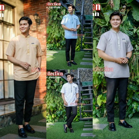 Batik Alfin - Baju koko Zaydan koko pria dewasa lengan pendek bagus banget