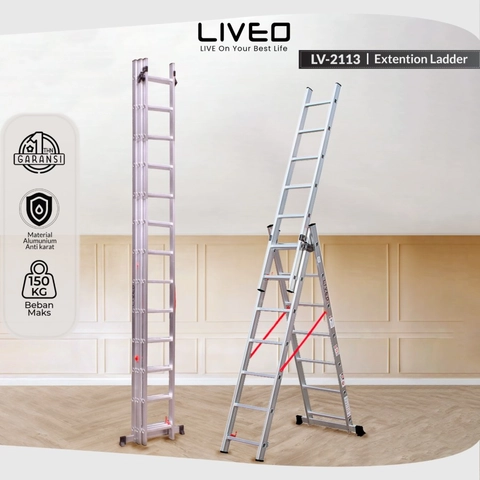 Liveo - TANGGA EXTENSION LADDER LIVEO LV-2113