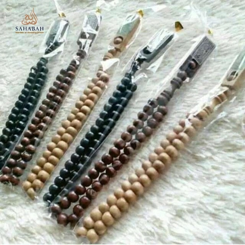 Sahabah Store - Tasbih Kayu 33 Butir