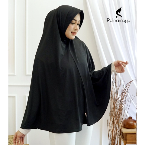 Ratnamaya - Khimar Aisyah Jumbo Pad Antem Jersey Premium Hijab Instan Syari Spandek Jersey Premium