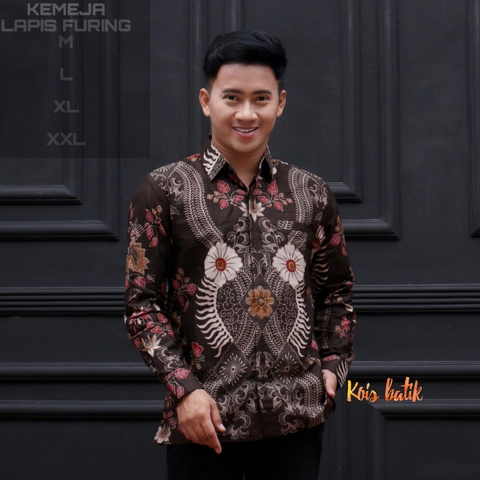 Kois Batik - Kemajan pria batik dewasa lapis furing