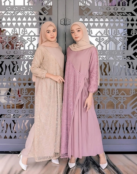 Ladee Official - DRESS MODEL AYU BRUKAT