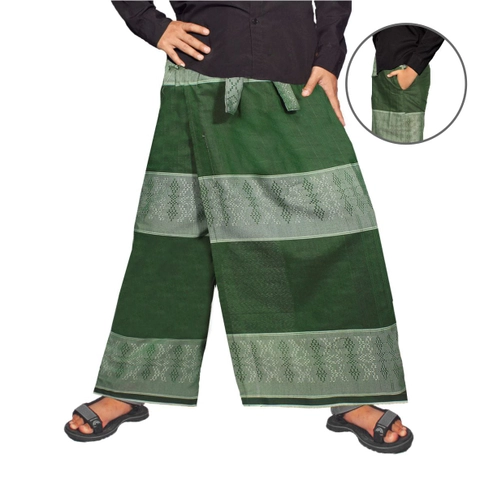 Tikabusana - Sarung Celana Anak Dan Dewasa Hijau Doby