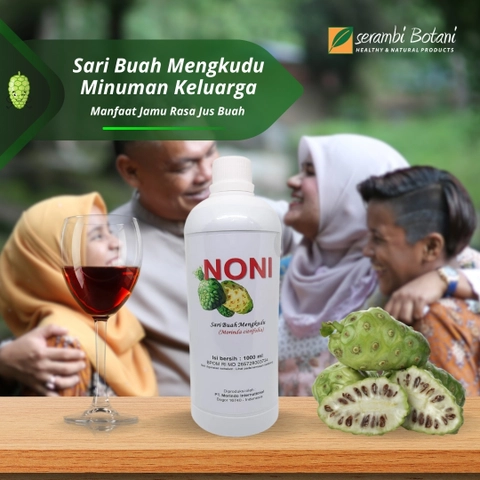 SERAMBI BOTANI - Sari Jus Buah Mengkudu Noni - Menyembuhkan Gerd Pencernaan dan Insomnia
