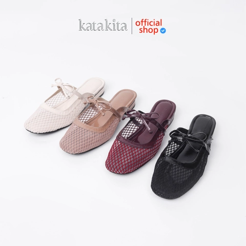 Katakita - Katakita Hyuna Mules Wanita / Sepatu hak wanita 3cm