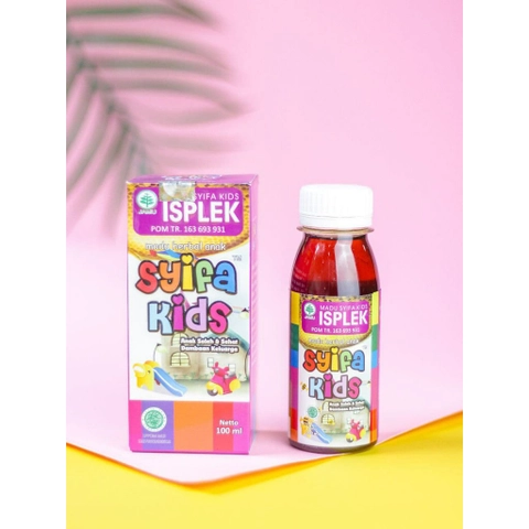 Herbal Indo Utama - Madu Anak Syifa Kids ISPLEK Atasi Flek Gangguan Pernafasan 100 ml