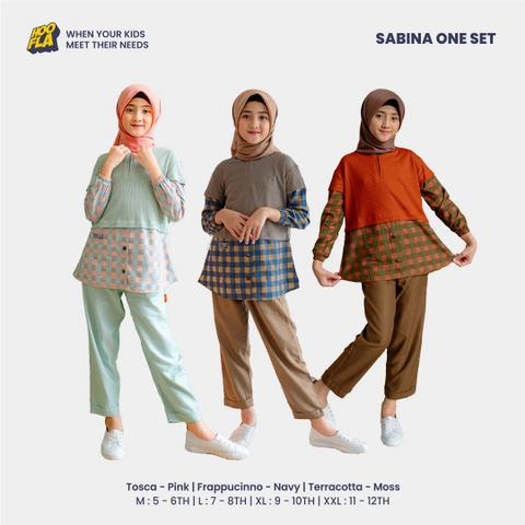 Hoofla - Pakaian Anak Perempuan Sabina One Set