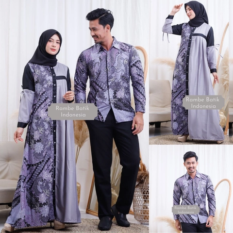 Rambe Batik Indonesia - Gamis Batik dan Kemeja Batik Terbaru A3 - Bisa Beli Pisah