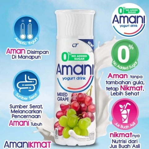 Baskit - AMANI YOGURT NAS MIX GRAPE 250 ML