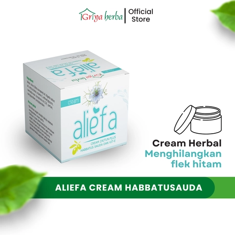 Griya Herba - Aliefa Lightening Night Cream Krim Malam dengan Olive Oil dan Habbatus Sauda Extract Mencerahkan