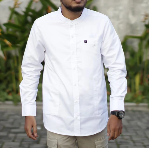 Ibtihal id - KEMKO POLOS LENGAN PANJANG BAHAN OXFORD PUTIH
