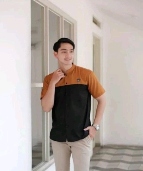 Bursanekashop - BEST SELLER Baju Koko Pria Kurta Premium Orean/Hitam