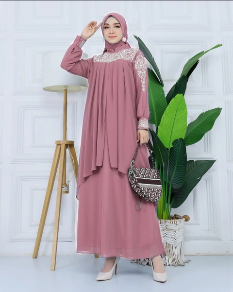 Celin Fashion [TA] - GAMIS HAJRAH TAMI FREE HIJAB SEGI 4
