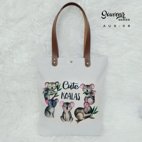 Dewani - Totebag Canvas Seri Souvenir Tas Kanvas oleh oleh Australia - 08