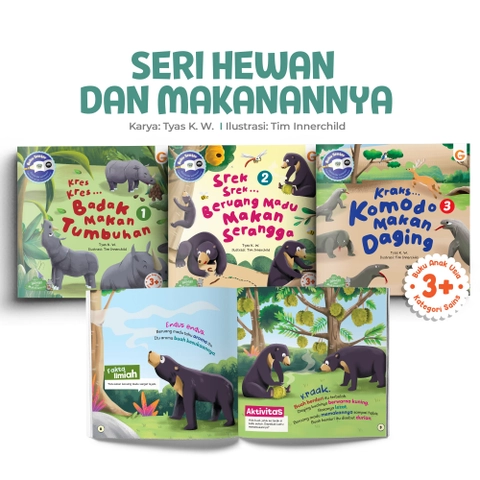 Gema Insani - 1 Set Seri Hewan dan Makanannya