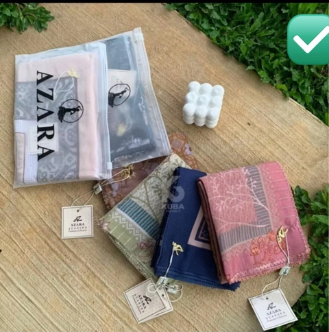 Rizki Electronics - Kerudung segi empat Voal Motif