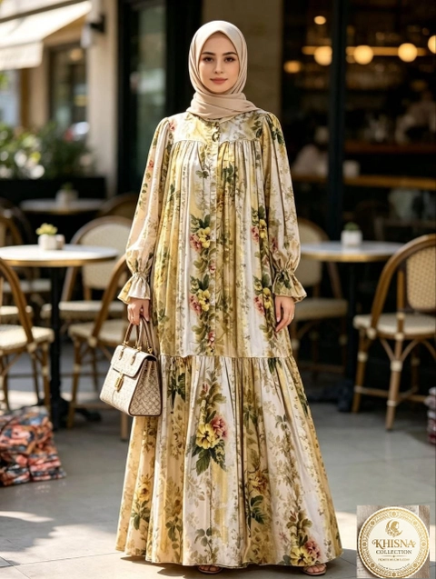 Khisna collection - Azzura dress murah motif new