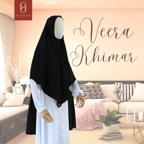 ELNOOR SYARI - ELNOOR SYARI VEERA KHIMAR VSHAPED WOLLPEACH