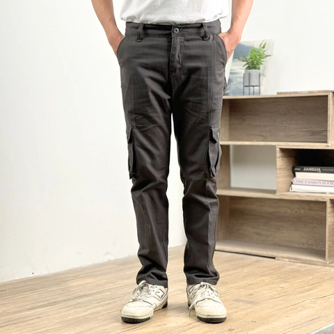 MATSUDA APPAREL - MATSUDA APPAREL - Matsuda Celana Panjang Cargo Pria Hayashi DARK GREY