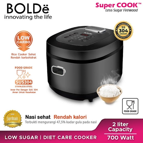 UTAMAMEGA - Bolde Super Cook Firewood Less Sugar Magic Com Rendah Gula
