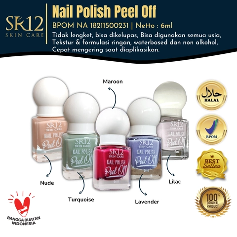 SR12 Herbal Skincare - Nail Polish Peel Off