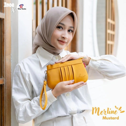 Fashopid - INOE X BIRU TSABITA POUCH WANITA MERLINE