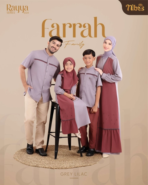 Nibras Bandung - Sarimbit Rayya Series 2024 Farrah Dry Rose