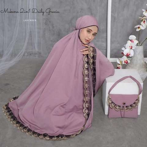 SRIAYU COLLECTION - Mukena 2 IN 1 Daily Gracia
