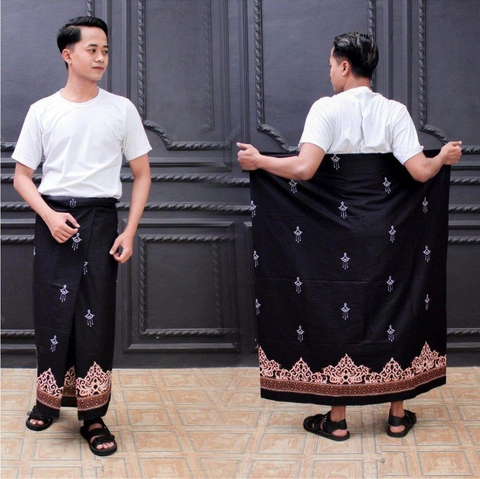 Khisna collection - Sarung dewasa motif gunungan bagus banget katun prima