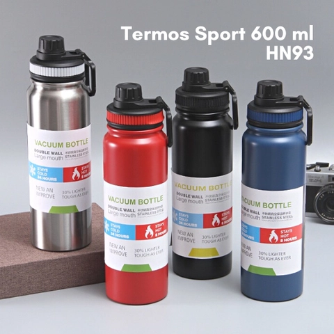Blooming_Deal - Tumbler Termos Botol Sport Stainless Steel Double Wall 600ml