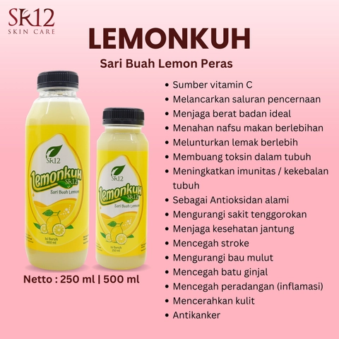 SR12 Jawa Barat - SR12 Lemonkuh Sari Buah Lemon Peras Untuk Meningkatkan Kekebalan Tubuh
