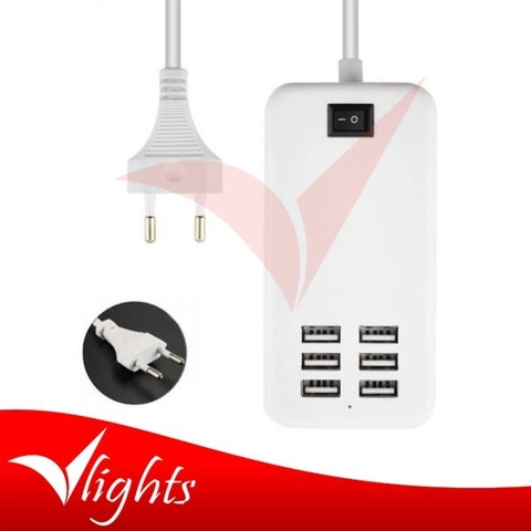 V Lights - Charger USB 6 Ports