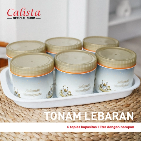 CALISTA - Calista Tonam IML Toples Lebaran Toples Kue dan Nampan Set 7 in 1