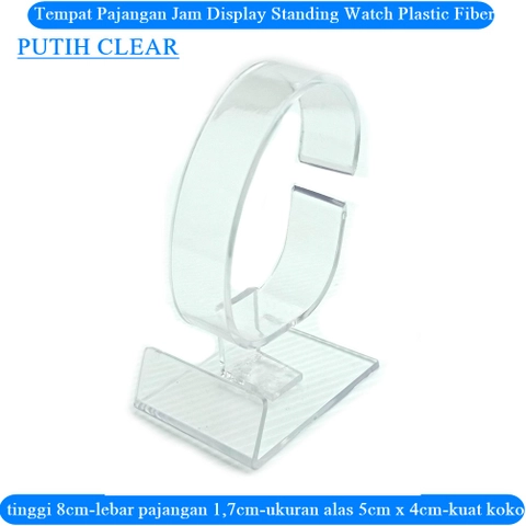 Lanc Fashion - Tempat Jam display Etalase Standing Watch Clear