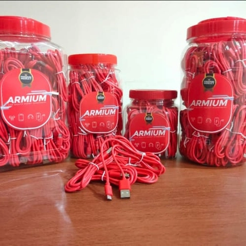 ARMIUM - Paket Kable Charger MICRO Red Series Isi 30