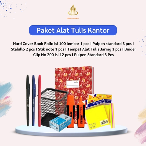 TWINS STATIONERY - Paket Alat Tulis Kantor