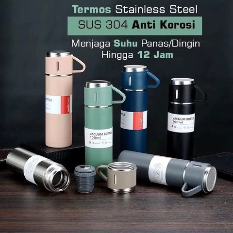 Alcante - TERMOS VACUM FLASK GIFT BOX HAMPERS 500ml