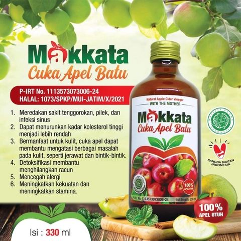 CV. Ayu Group - Makkata Cuka Apel Batu -Natural Apple Vinegar