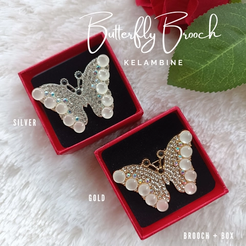 Butterfly Brooch Bross Kupu - Kupu