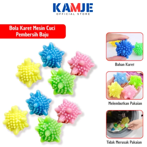 KAMJE Bola Pembersih Laundry Ball Pencuci Pakaian Baju Anti Kusut Washing KMJ113