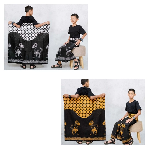 Kois Batik - Sarung anak sd wayang sangat nyaman dipakai motif benowo