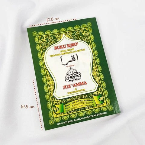 Pustaka Arafah - Iqro Plus Juz Amma (Cover Hijau) Ukuran A5 Kertas Buram